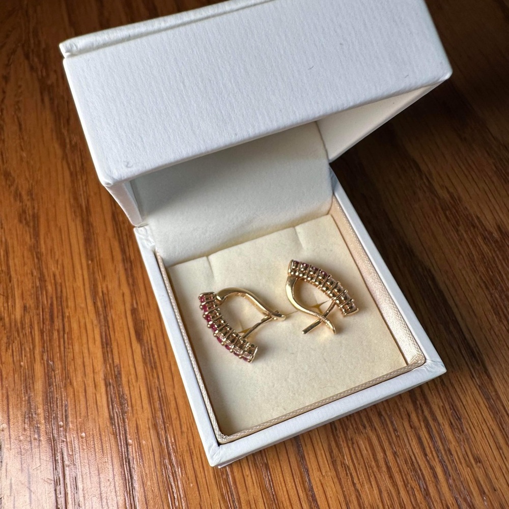 Ruby Earrings - image 6